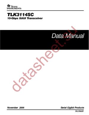 TLK3114SCGNT datasheet  